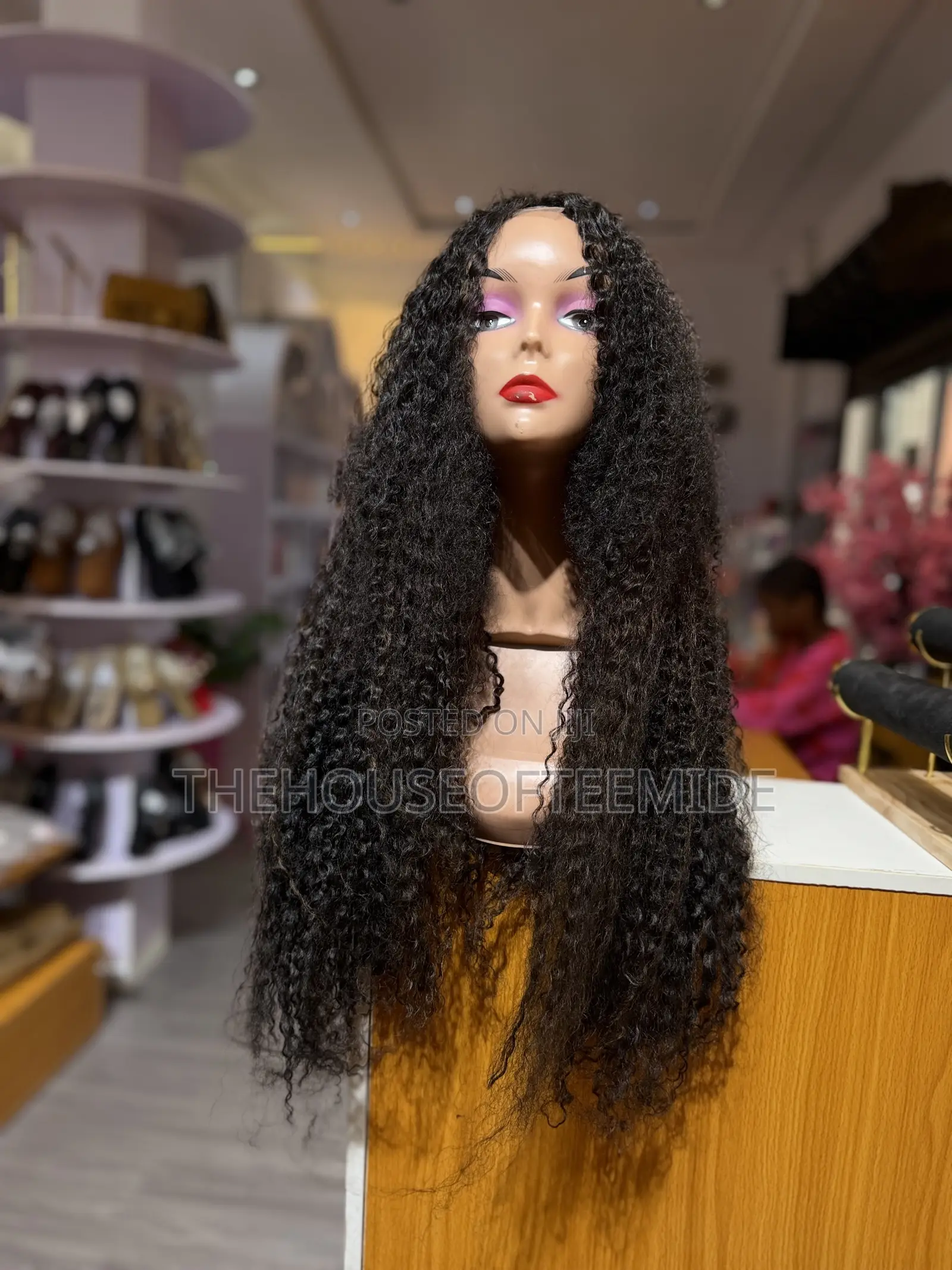 Beautiful Long Curly Water Curly Wig for Women