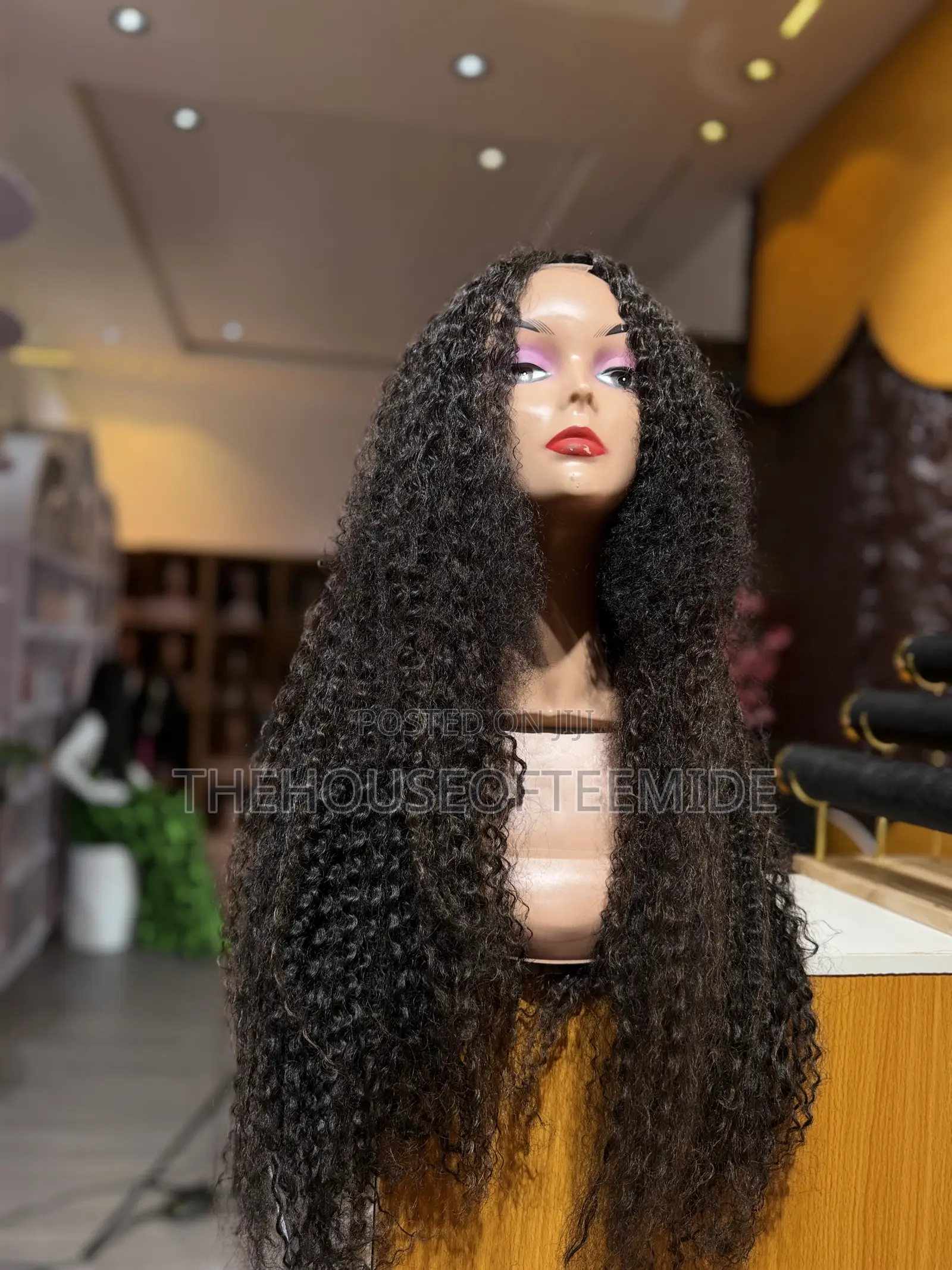 Beautiful Long Curly Water Curly Wig for Women