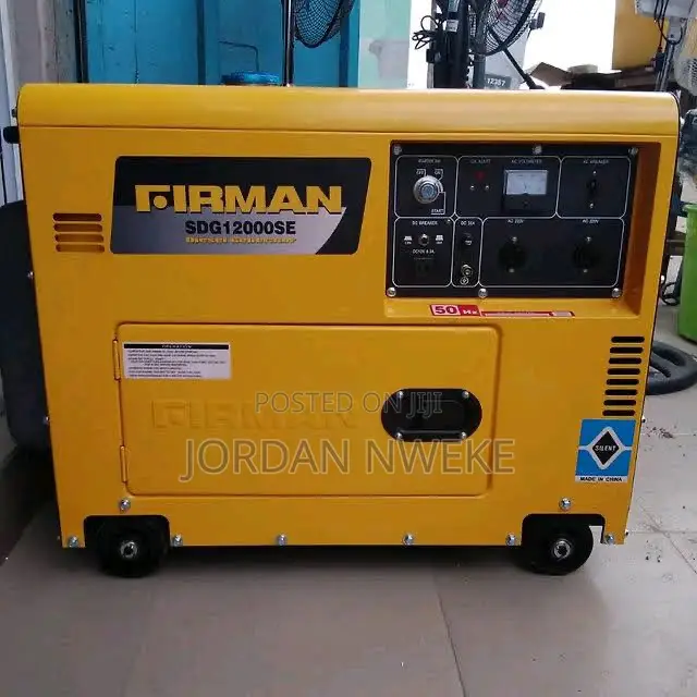 10kva Firman Diesel Soundproof Generator With 2 Years Warranty on It