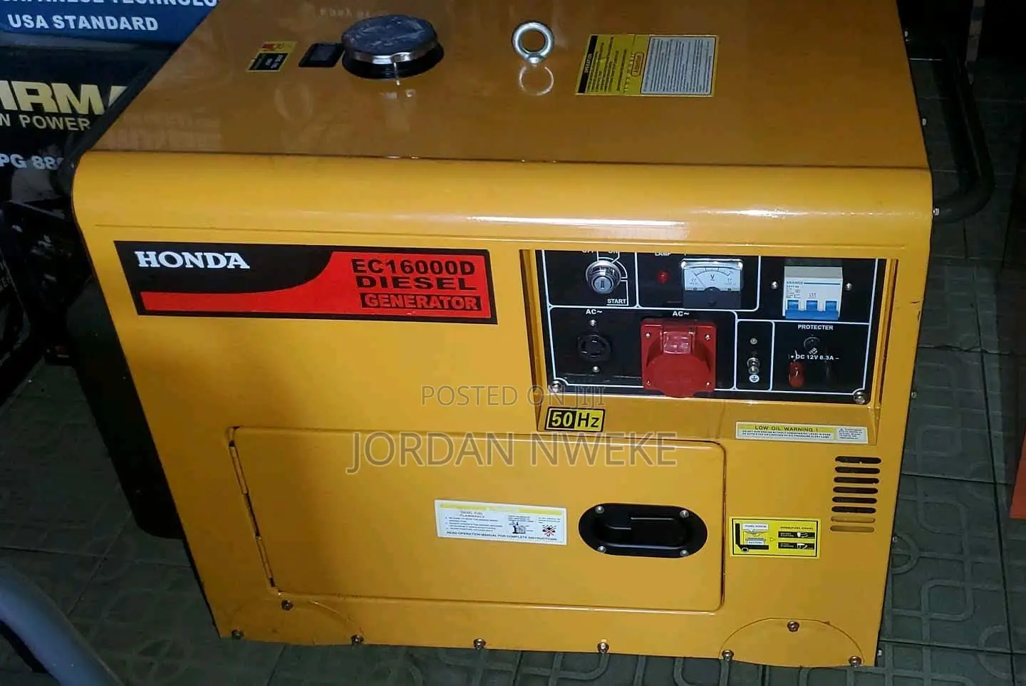 10kva Firman Diesel Soundproof Generator With 2 Years Warranty on It