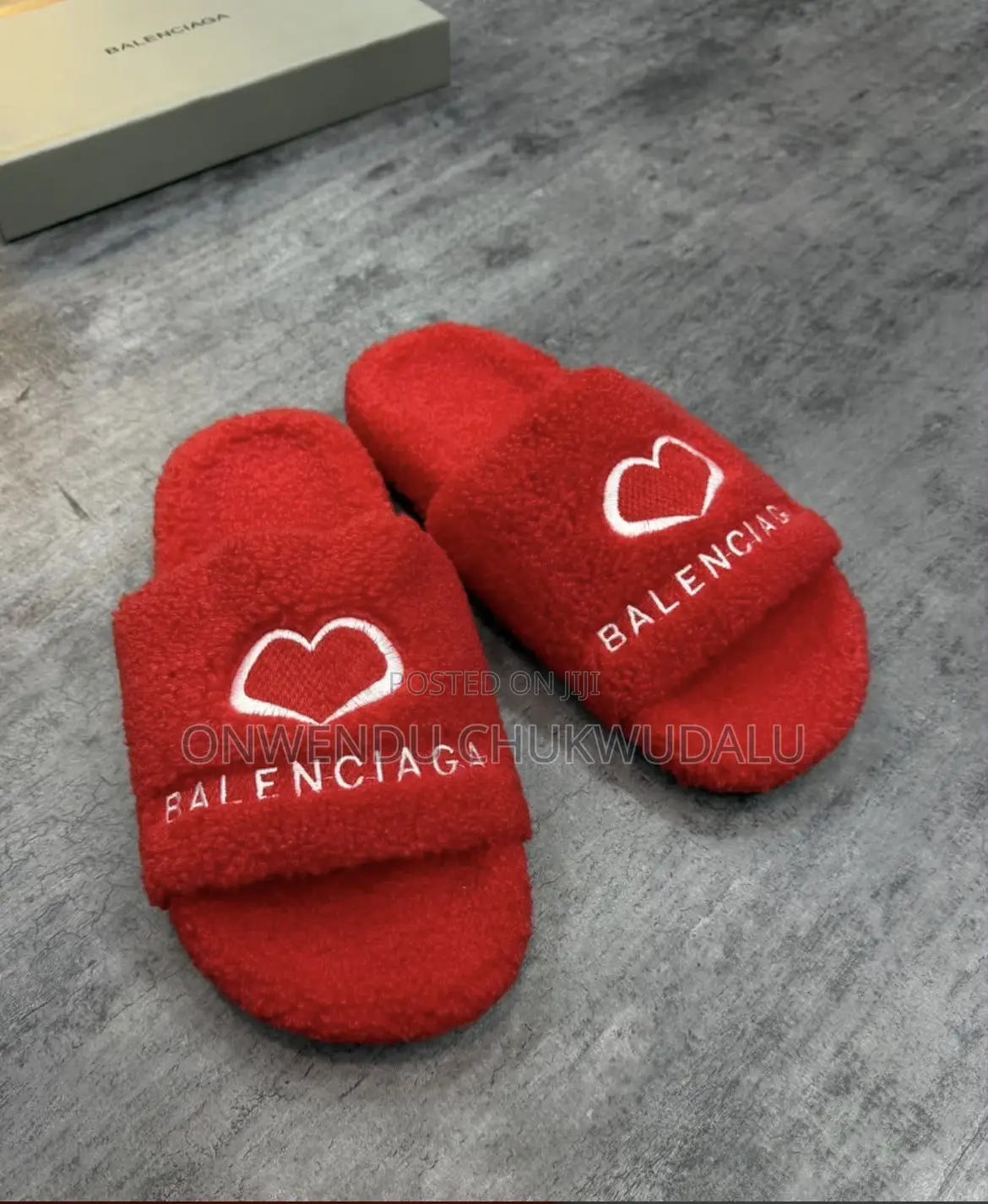 Balenciaga Furry Slides