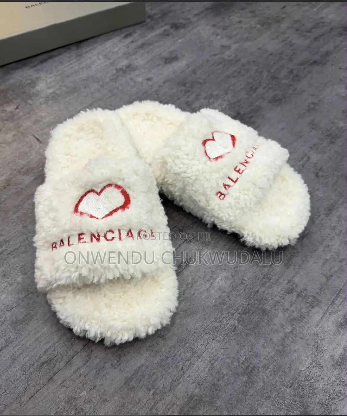 Balenciaga Furry Slides