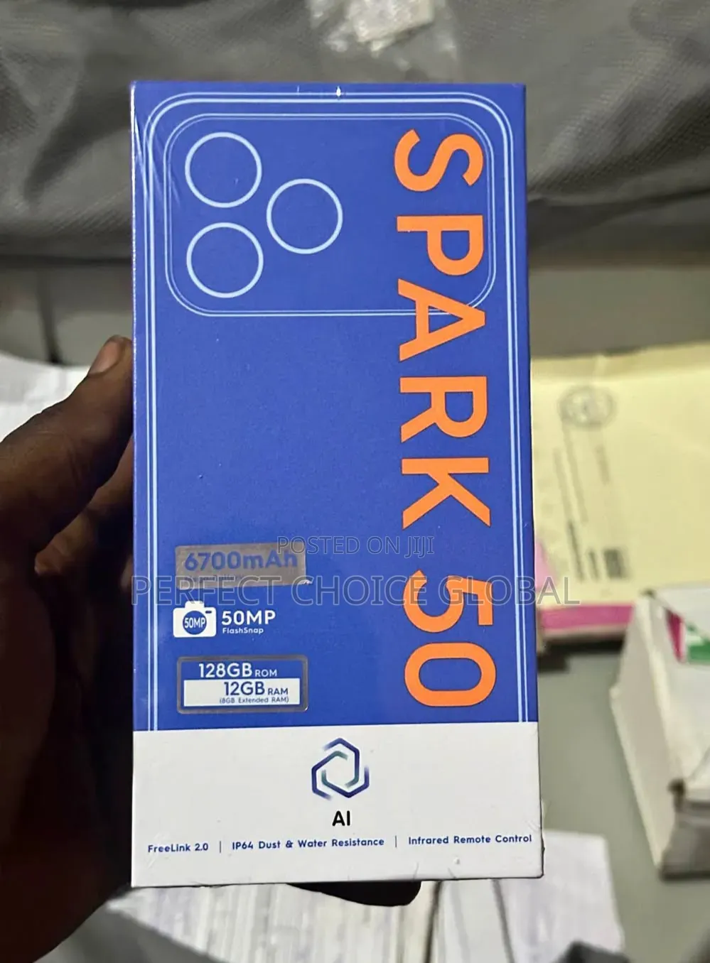 New Tecno Spark 50 128 GB Gray