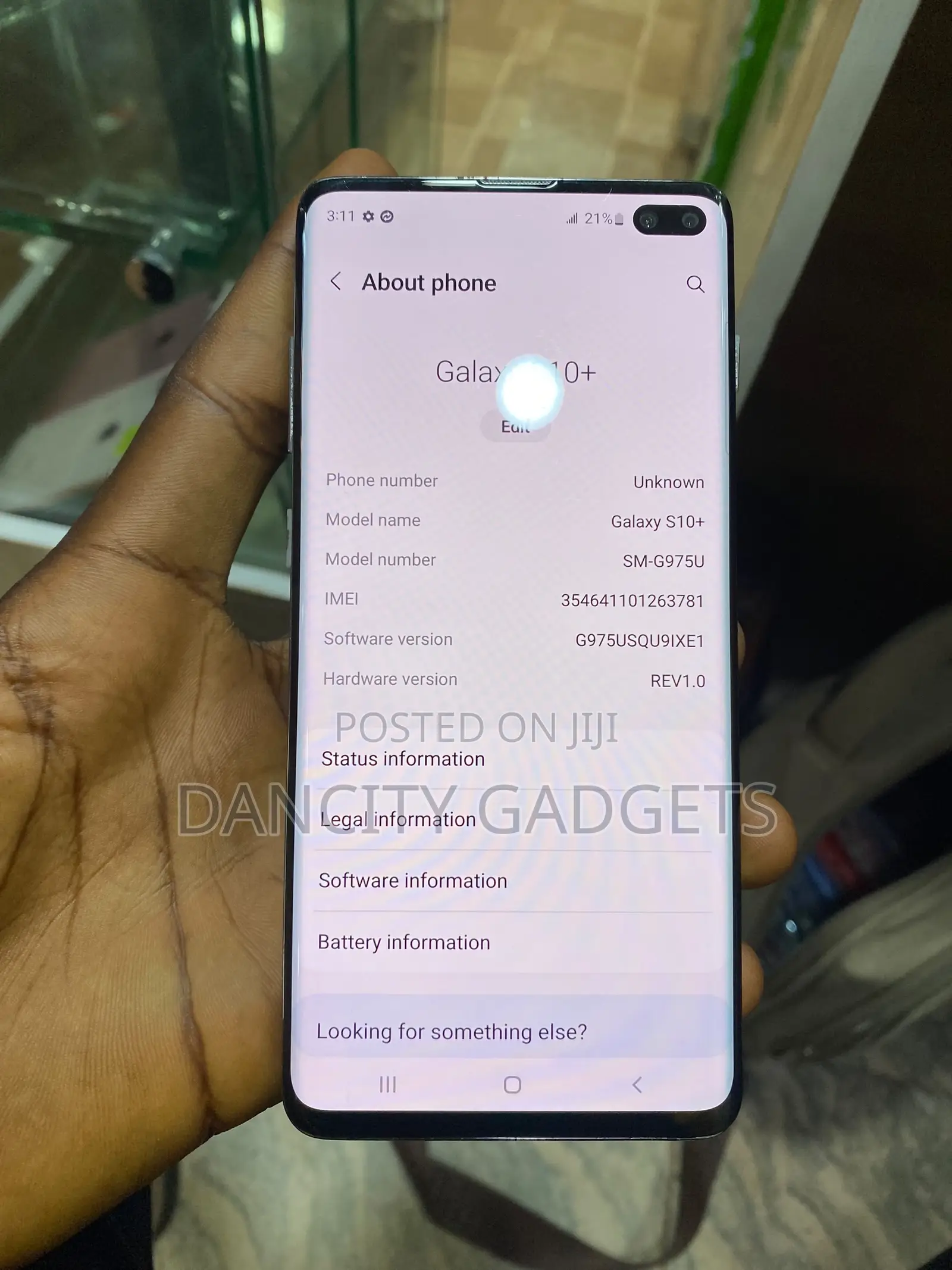 Samsung Galaxy S10 Plus 128 GB Blue