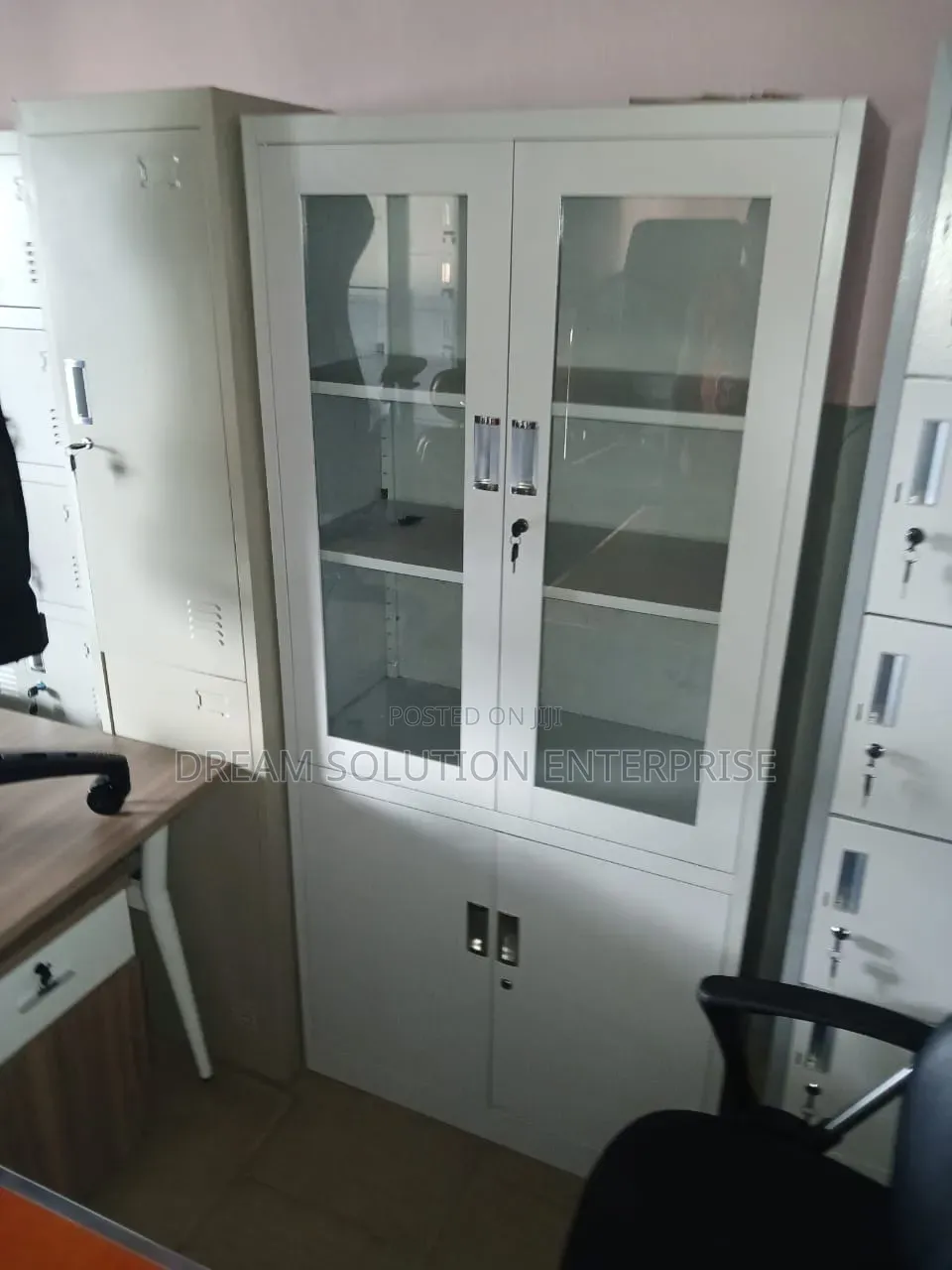 Quality Imported Office Half Glass Filling Cabinet