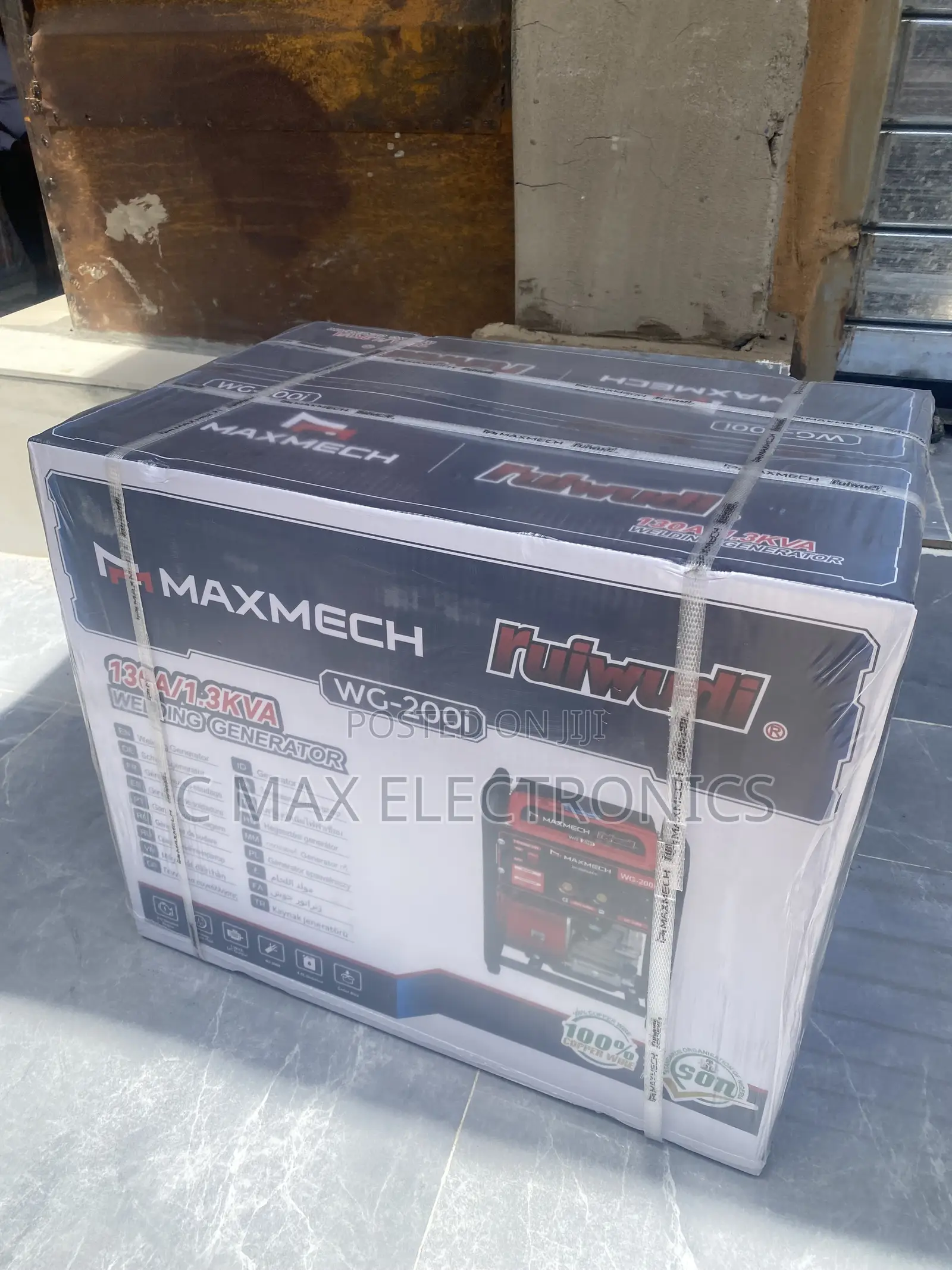 Maxmech WG-200i 130A / 1.3KVA Welding Generator - 2-in-1 Welder + GEN