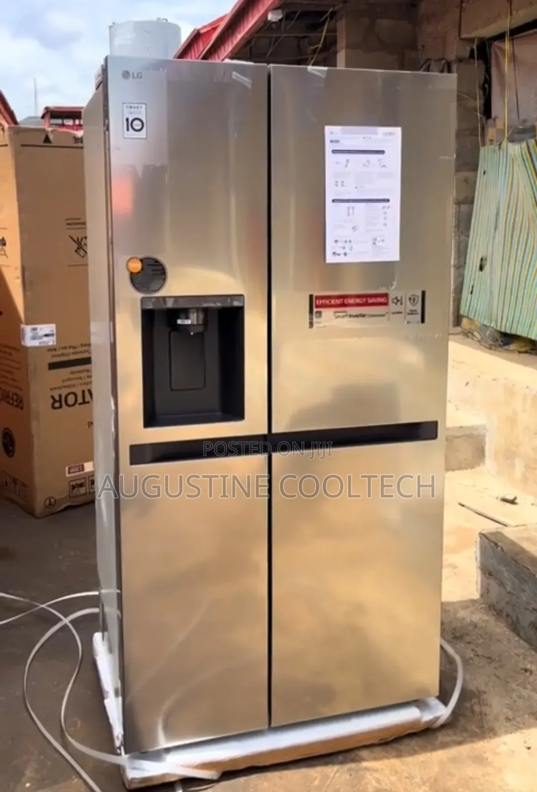 Brand New LG Side by Side Refrigerator With Ice Maker and Dispenser