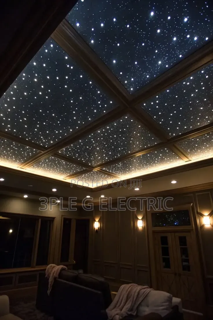 Optic Fibre Star Ceiling – Elegant & Modern Interior Lighting
