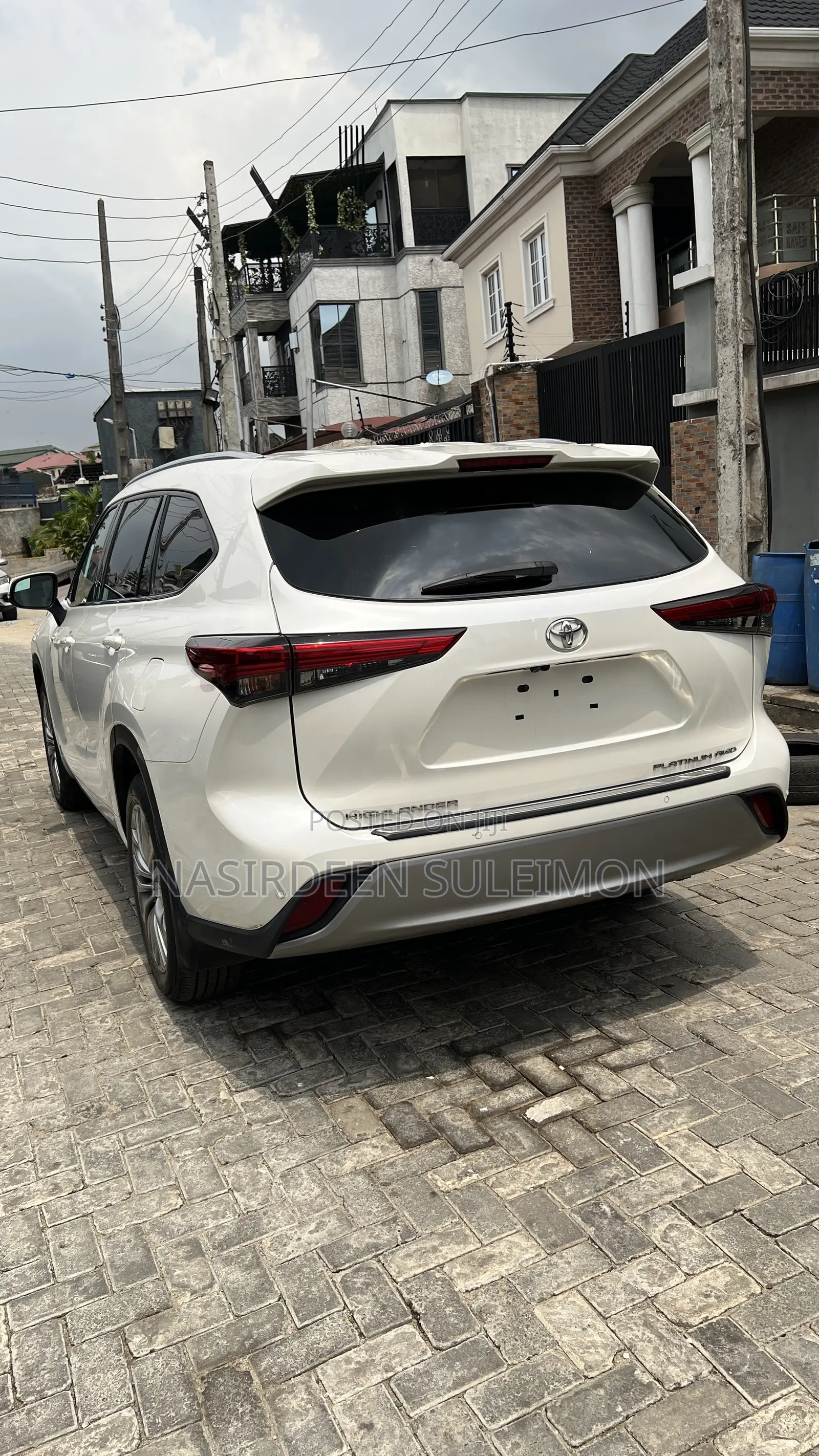 Toyota Highlander Platinum AWD 2020 White