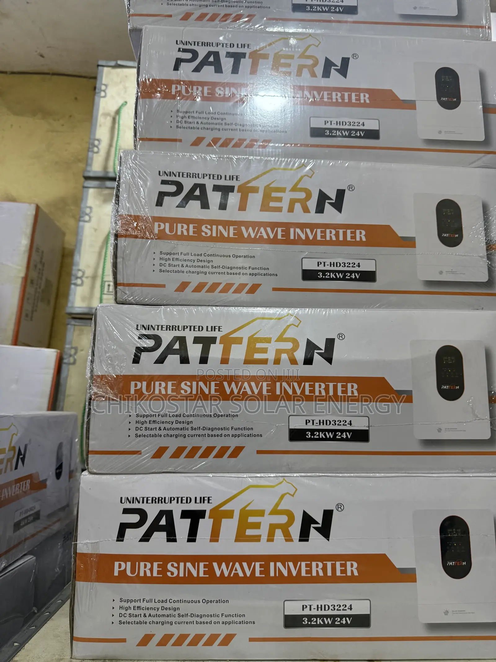 PATTERN 6.2KW 48V Pure Sine Wave Hybrid Solar Inverter
