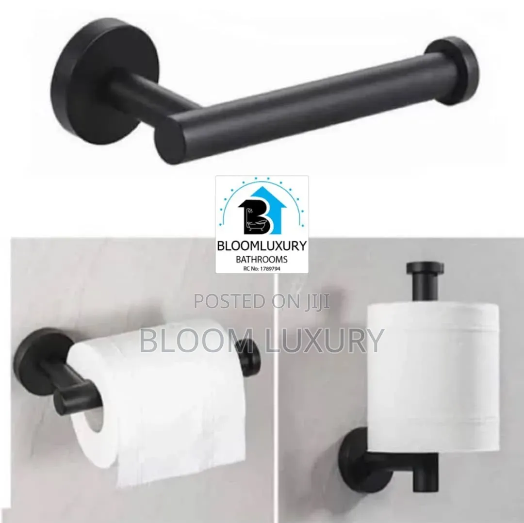 Matte Black Tissue Holder