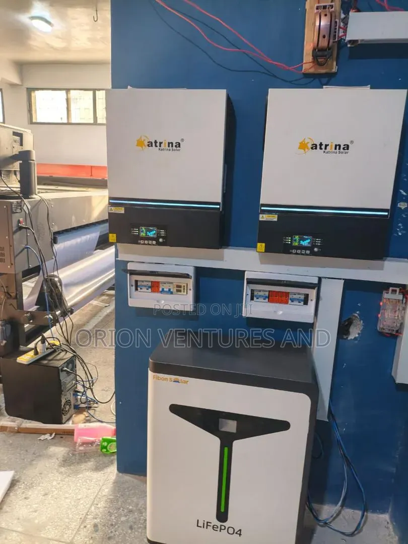 11kW 48V Hybrid Inverter + 16kWh Battery - Powers a Pure Water Factory