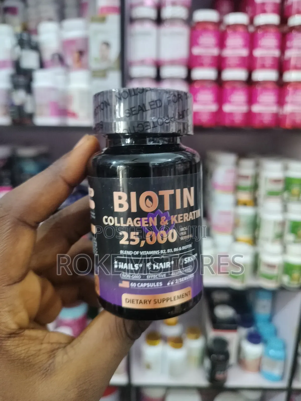 Biotin Collagen and Keratin
