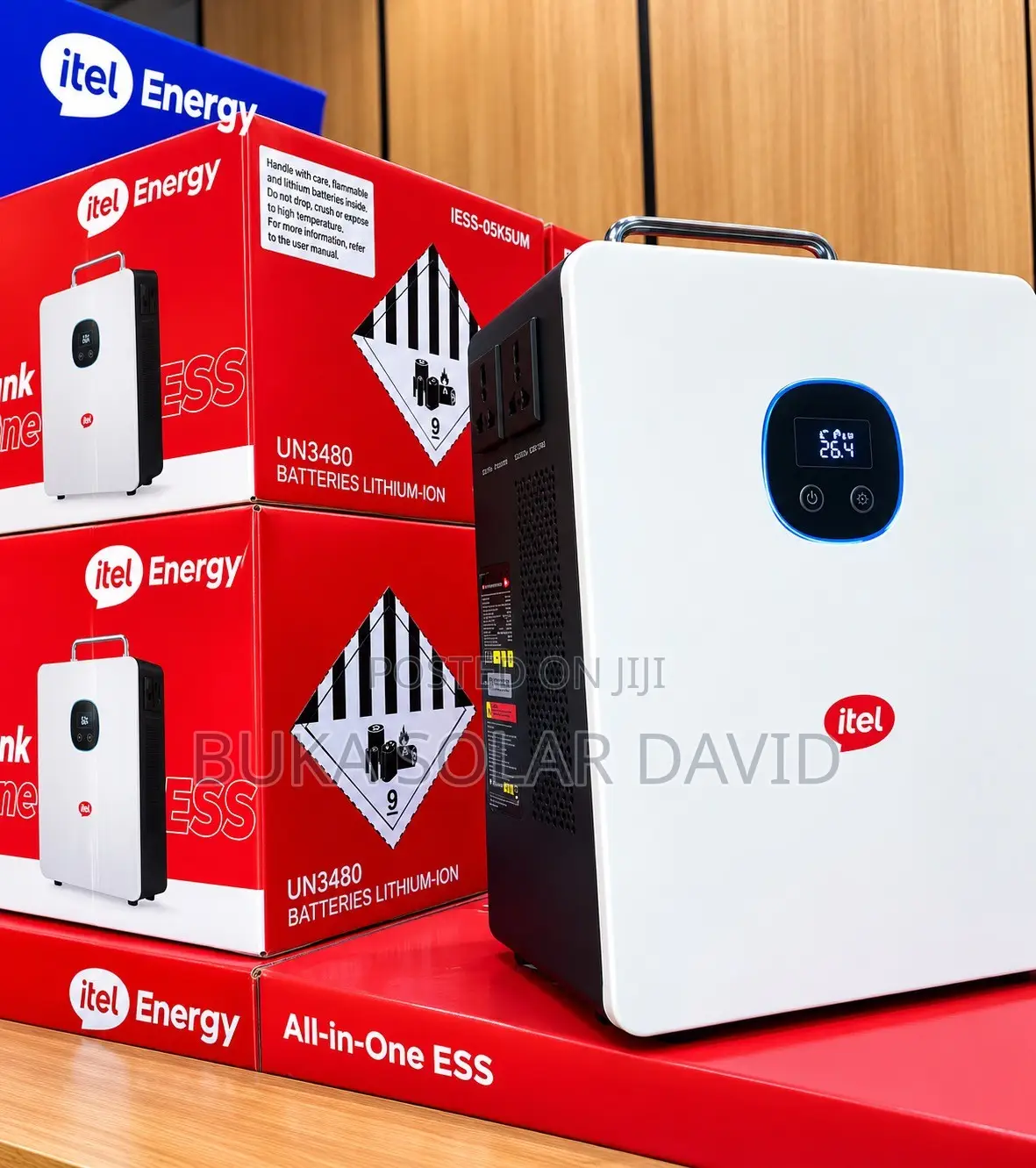 1kwh Itel Power Tank Solar Generator , 500w Output