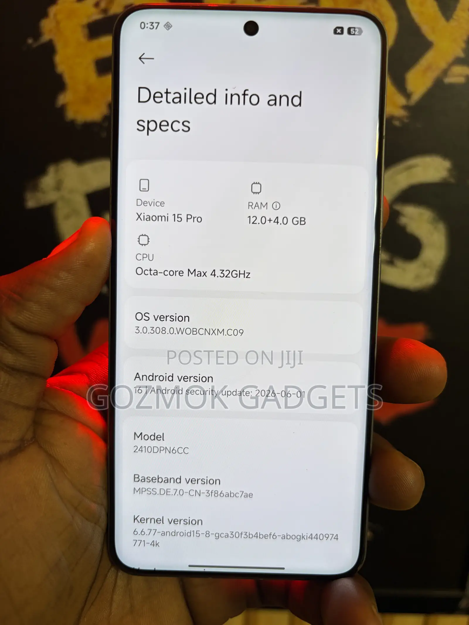 Xiaomi 15 Pro 256 GB Gray