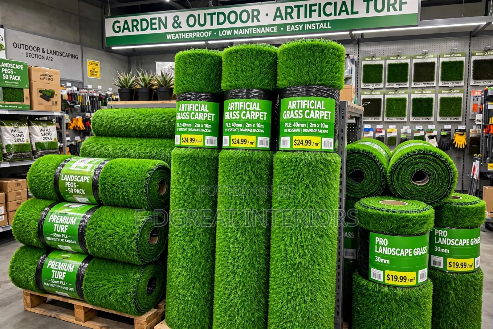 Durable Artificial Grass 