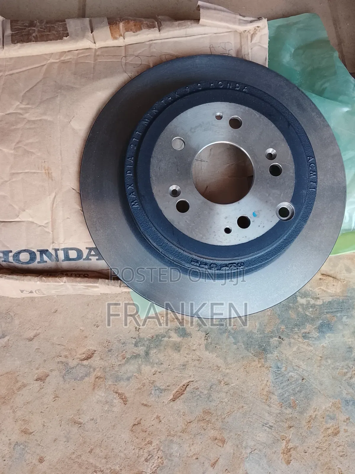 Original Back Brake Disc for 2009-2013 Honda Pilot and Acura MDX