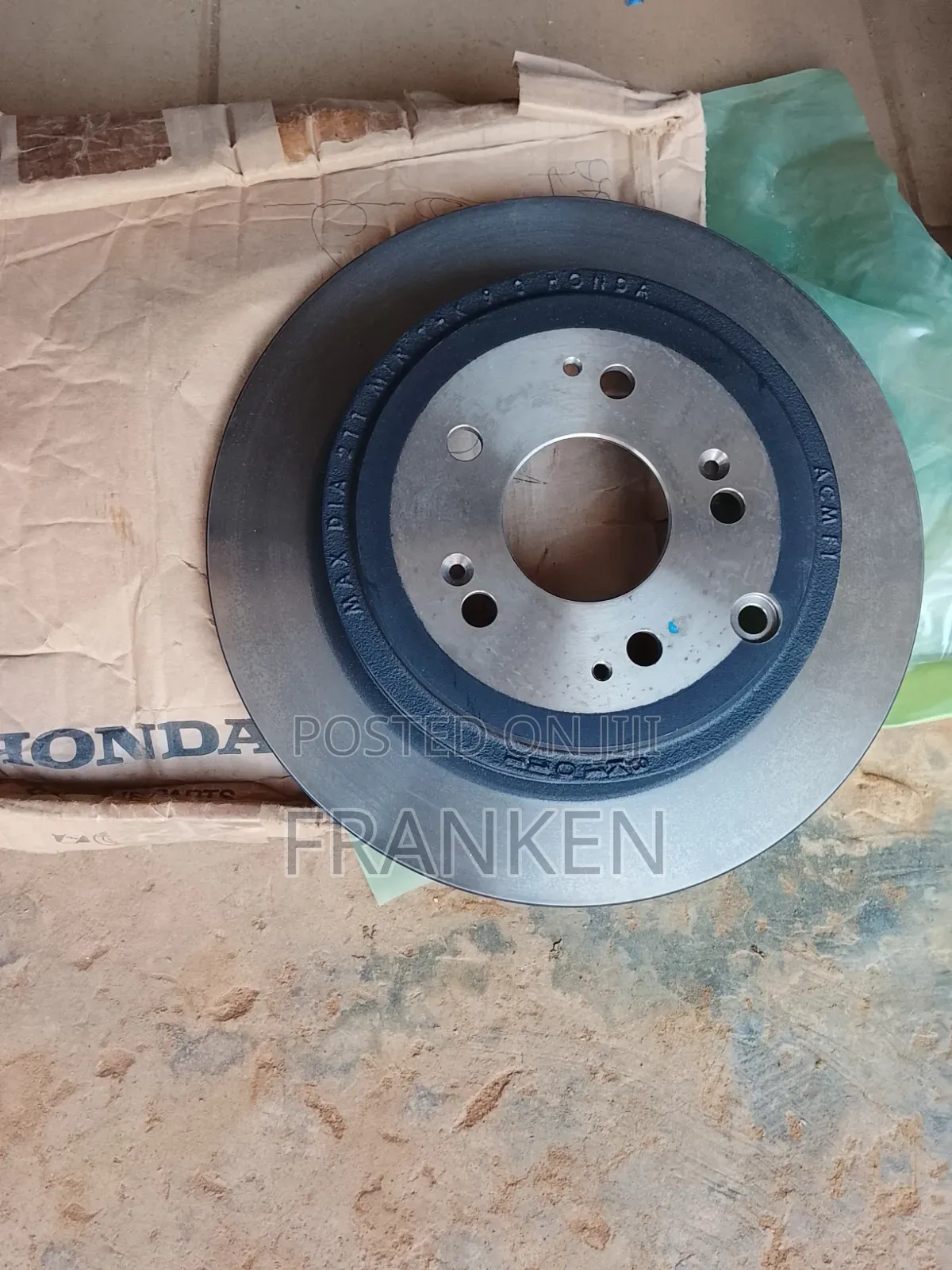 Original Back Brake Disc for 2009-2013 Honda Pilot and Acura MDX