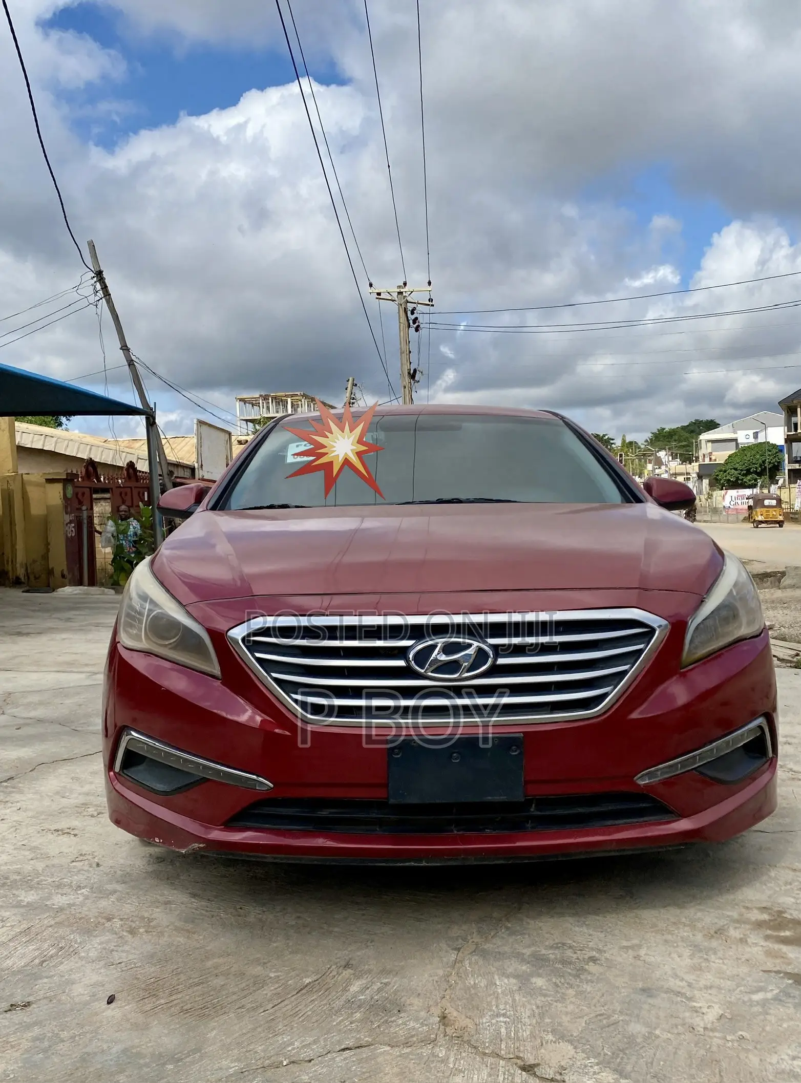 Hyundai Sonata SE 4dr Sedan (2.4L 4cyl 6A) 2015 Burgundy