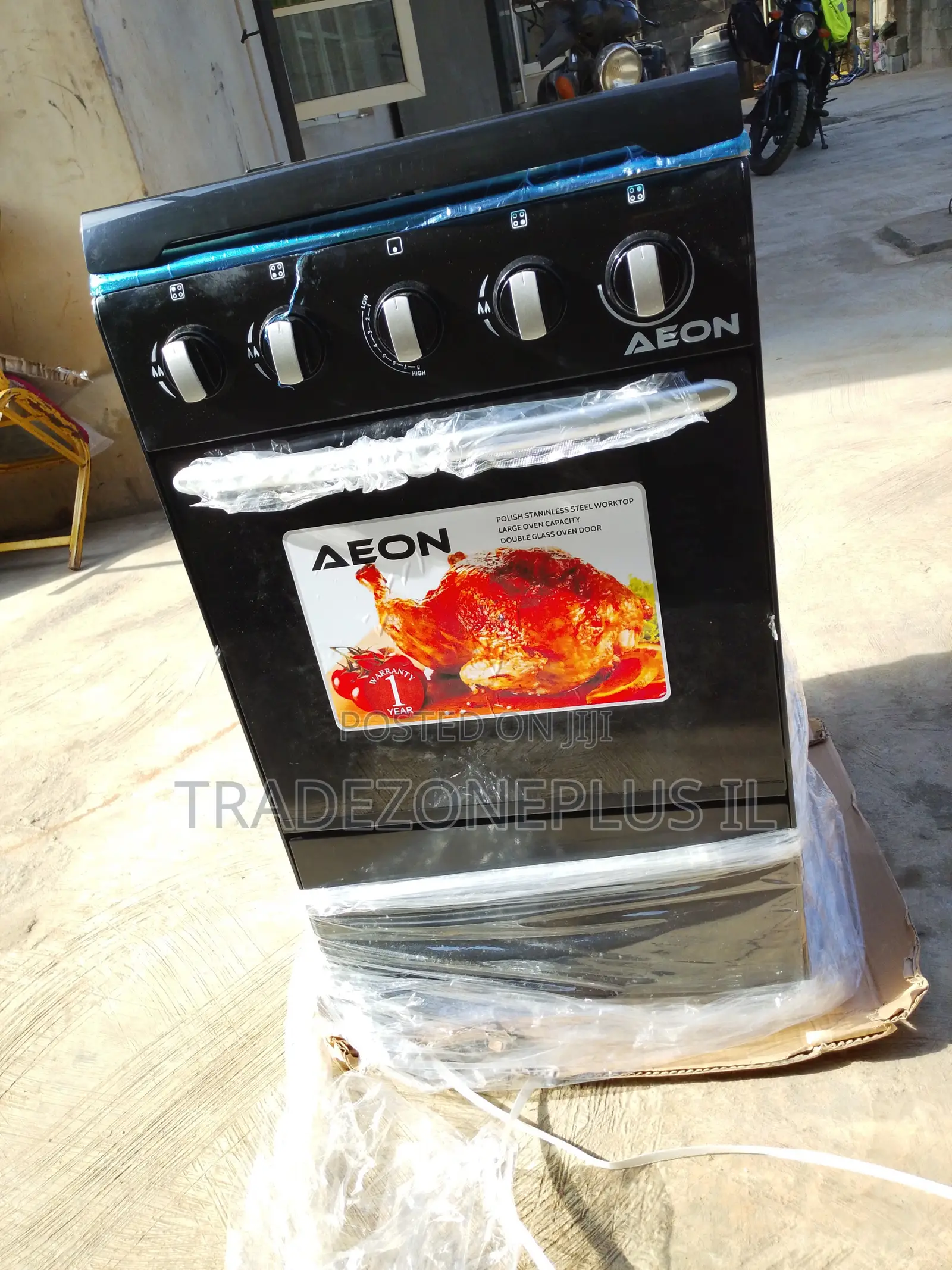 AEON 50x50 Standing Cooker With 3 Gas Burners