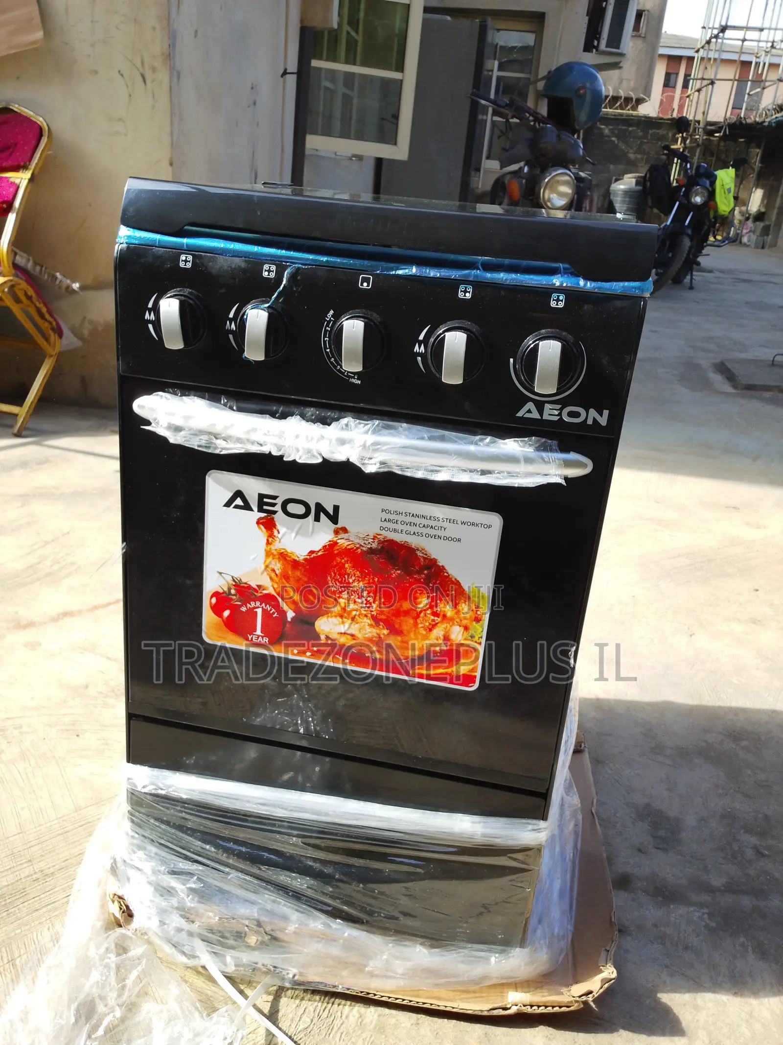 AEON 50x50 Standing Cooker With 3 Gas Burners