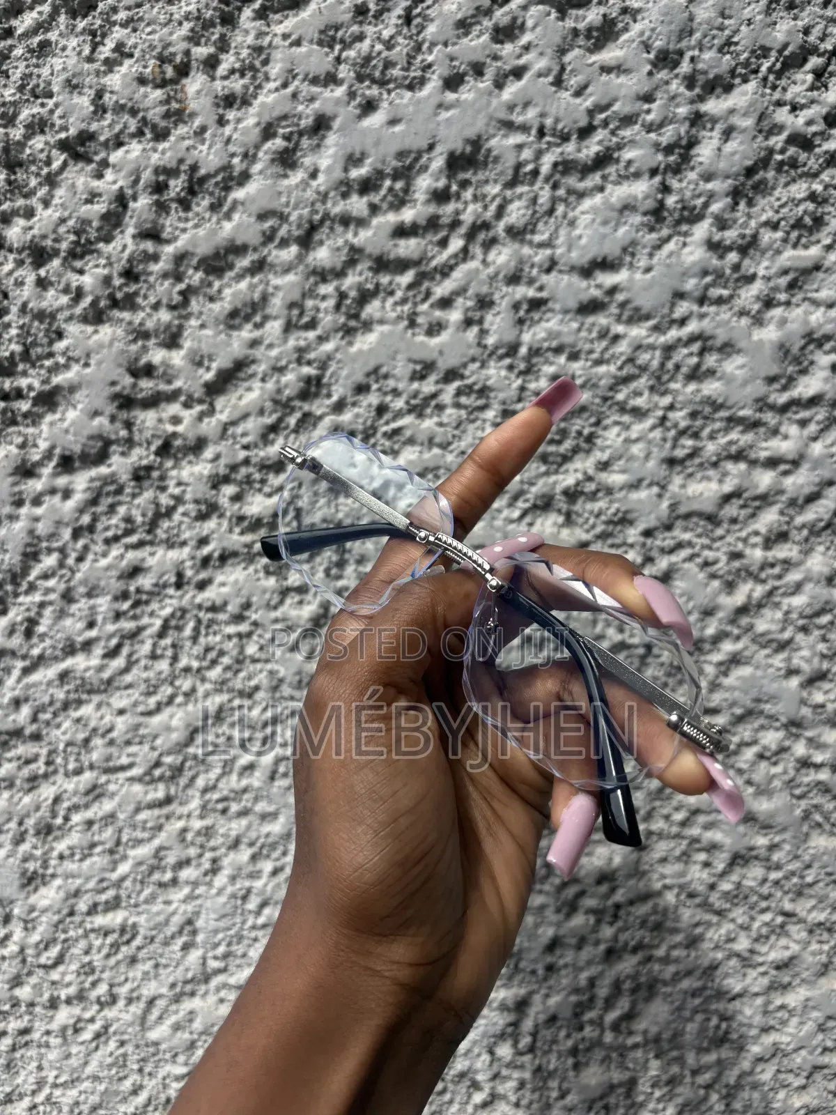 Rimless Clear Glasses