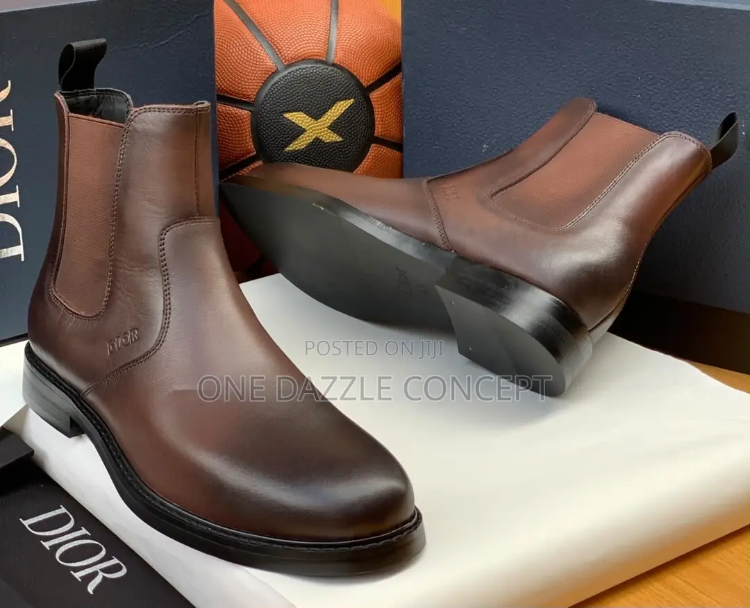 Dior Leather Chelsea Boot