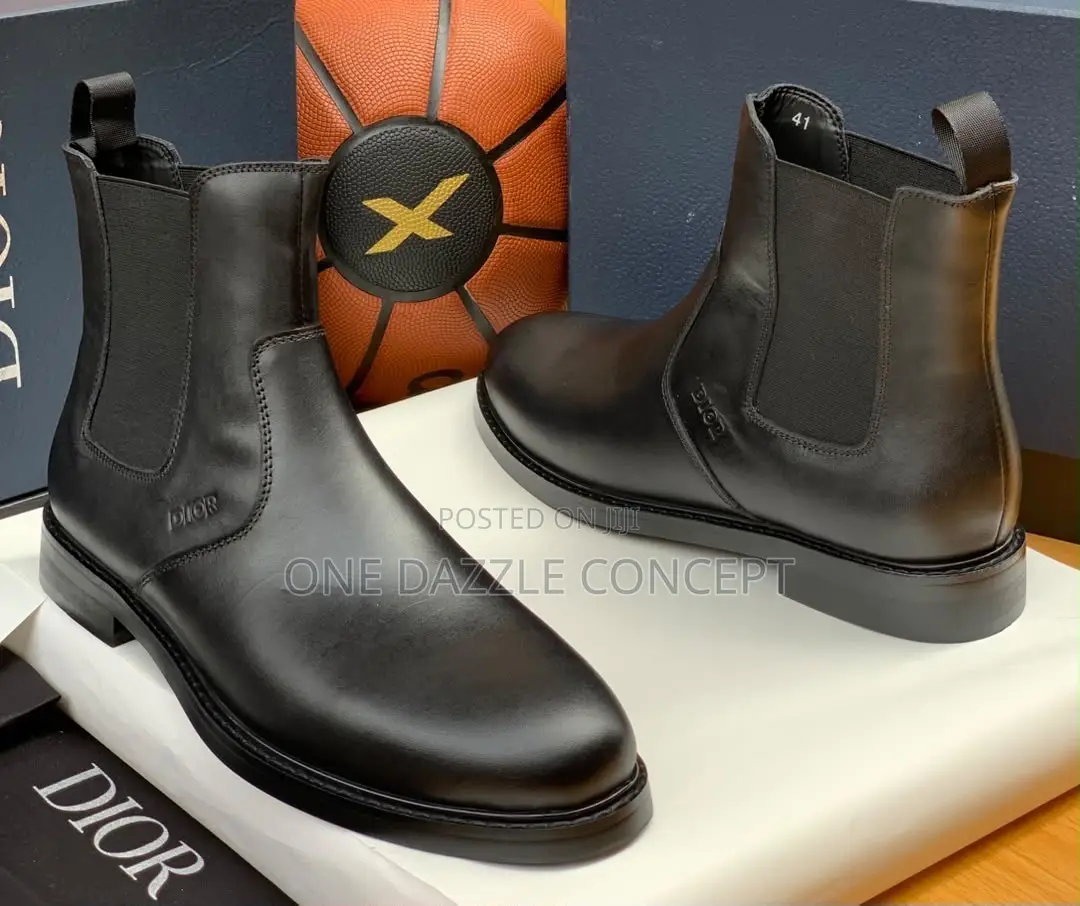 Dior Leather Chelsea Boot