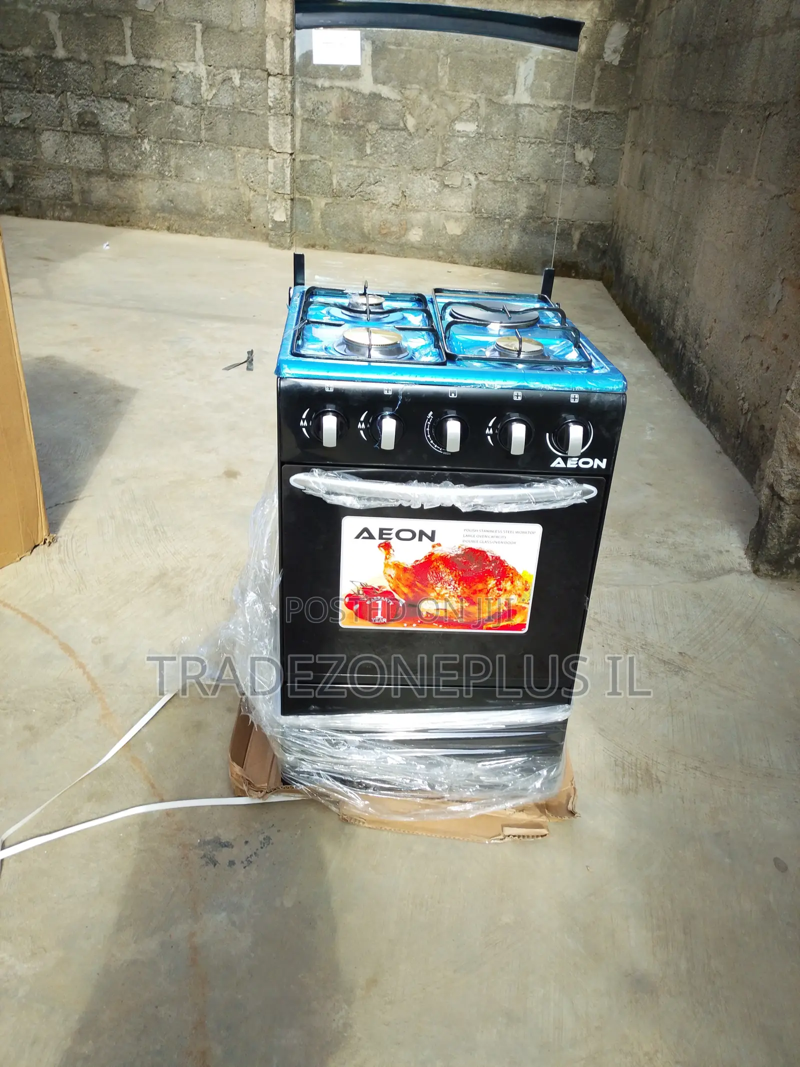 New Gas Cooker 50x50 With Electric Ring