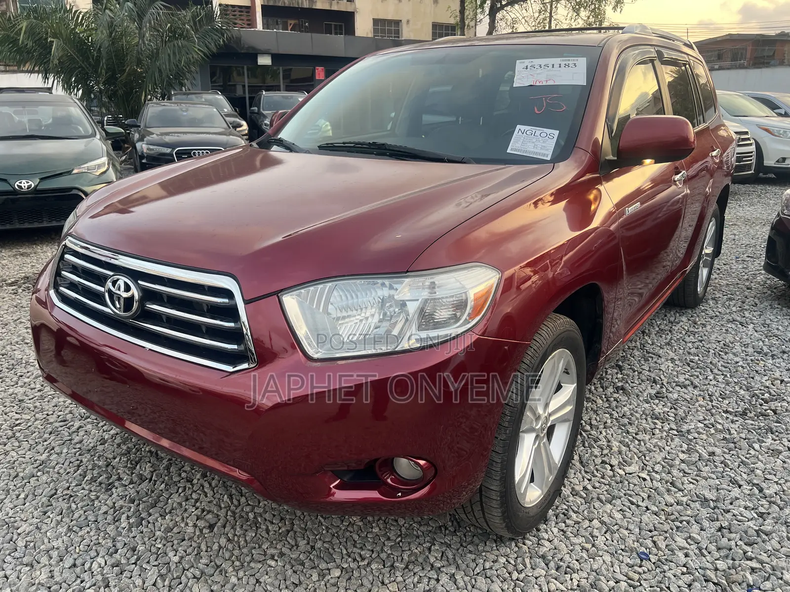 Toyota Highlander Limited 4x4 2009 Maroon