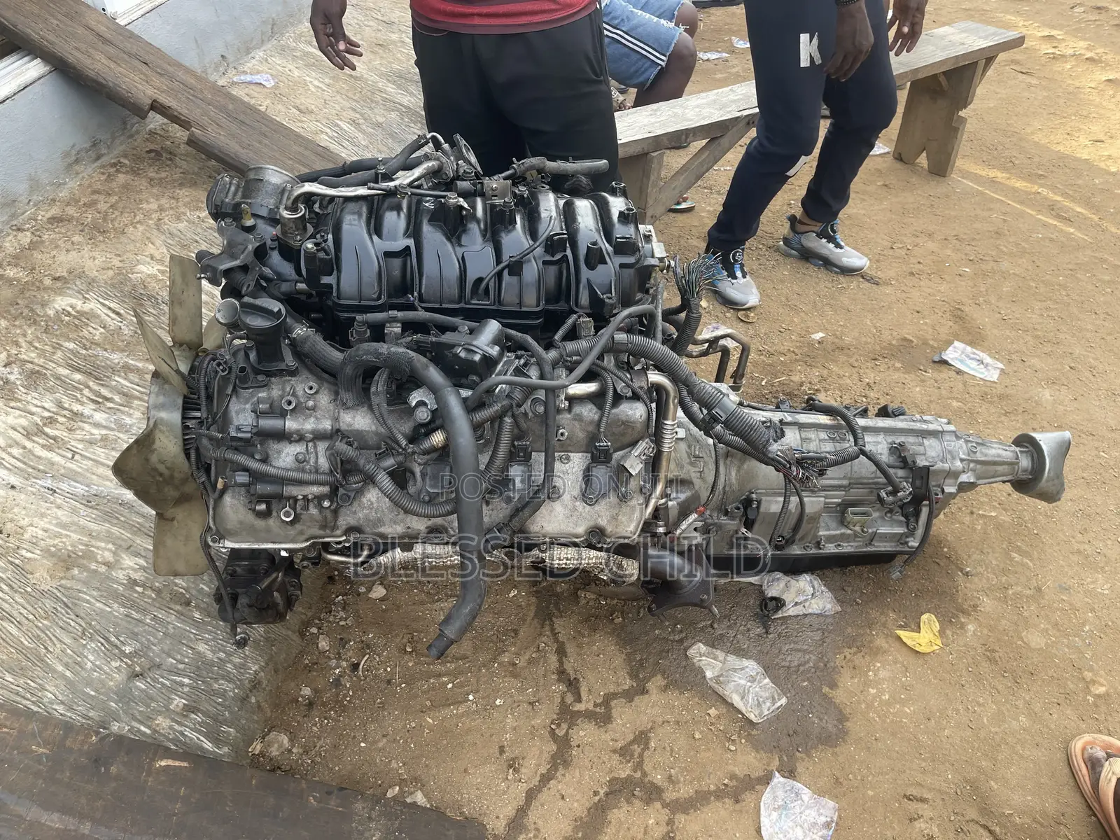 Lexus GX 460 Engine and Gear Box Transmission 2WD 17pin