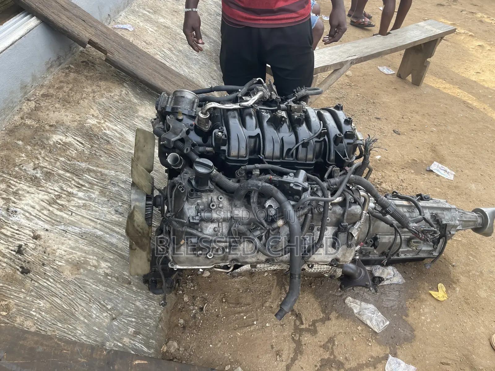 Lexus GX 460 Engine and Gear Box Transmission 2WD 17pin