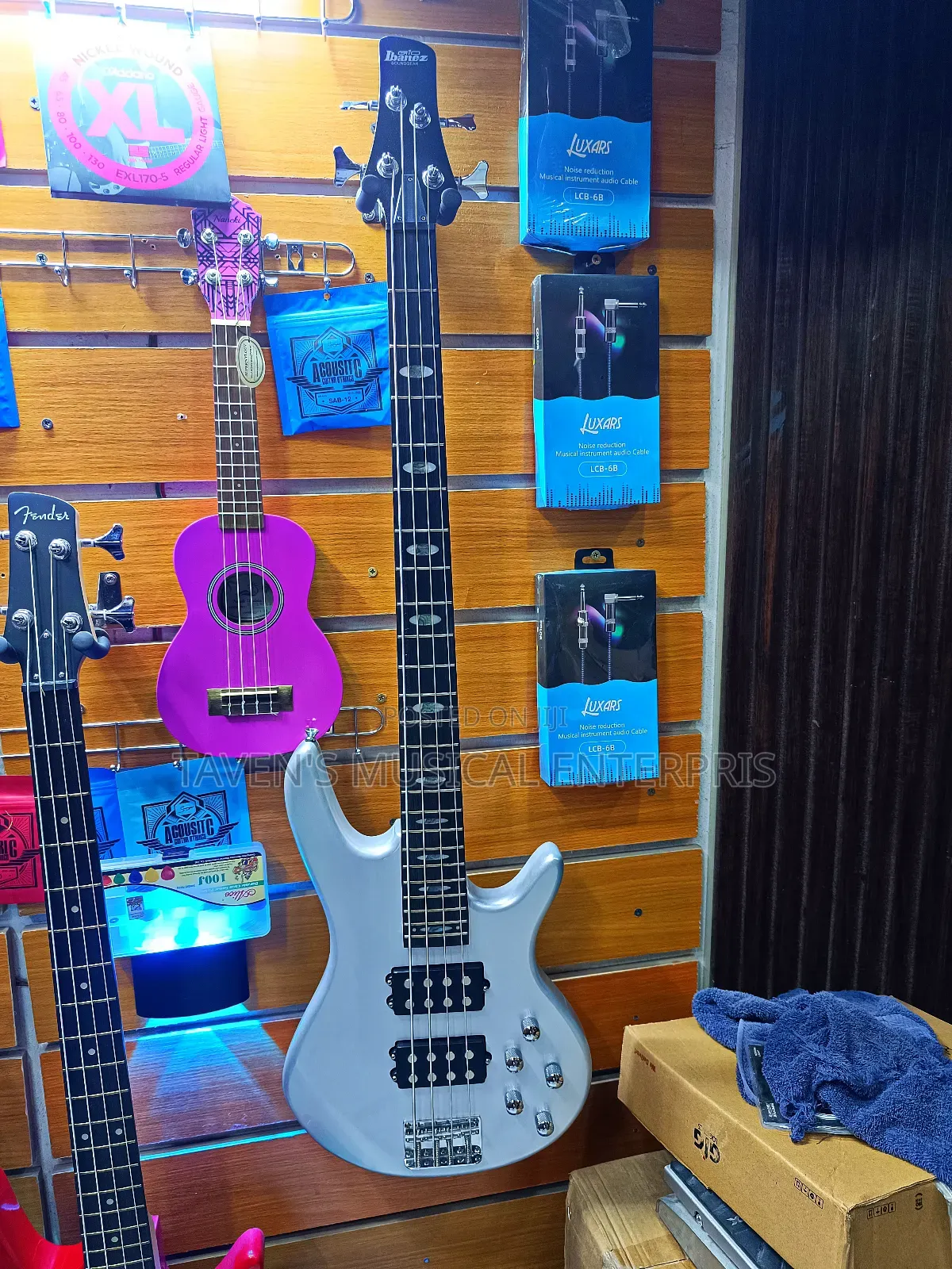 Ibanez Four String Bass Electric Guitar Ash