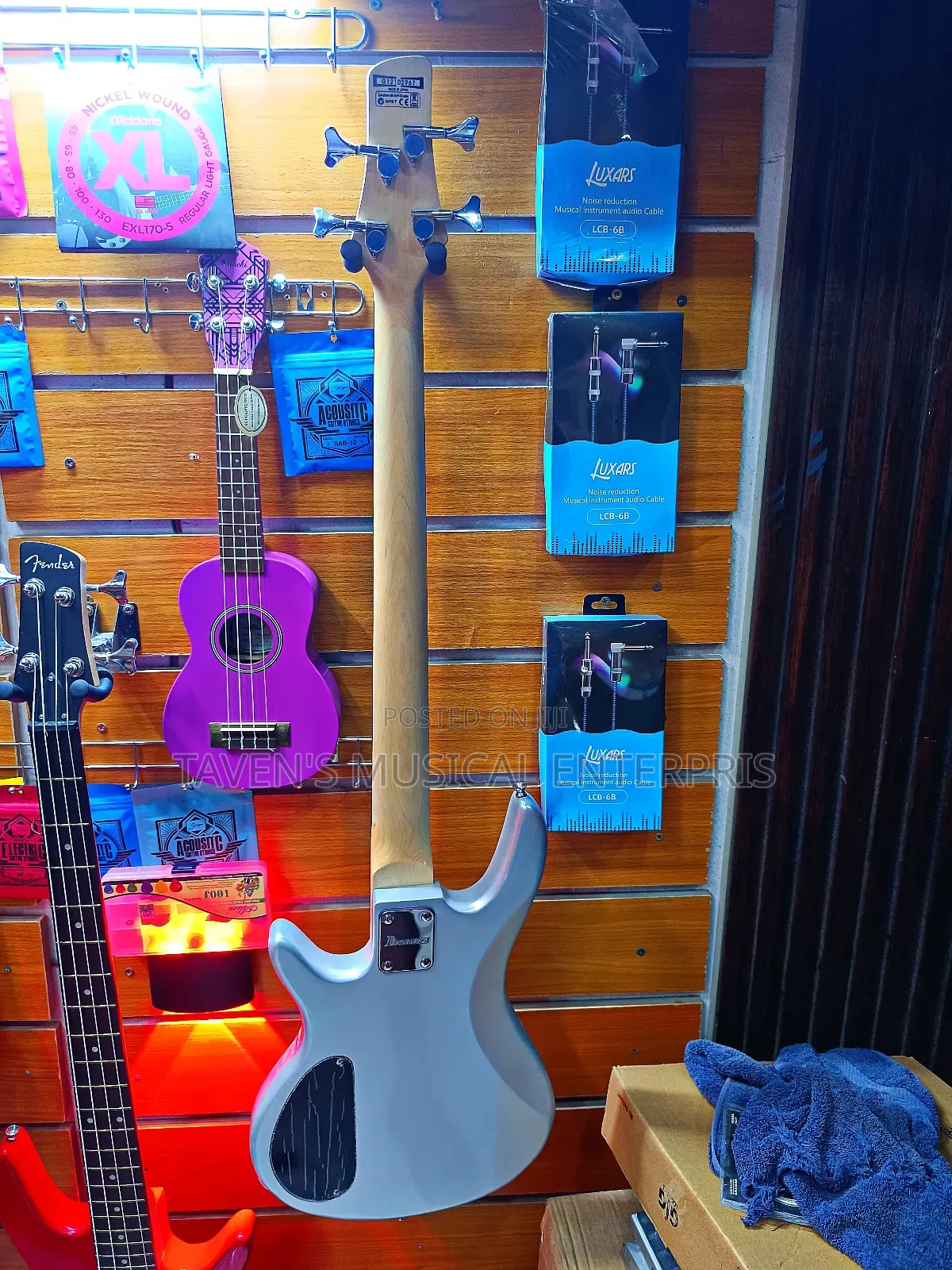 Ibanez Four String Bass Electric Guitar Ash