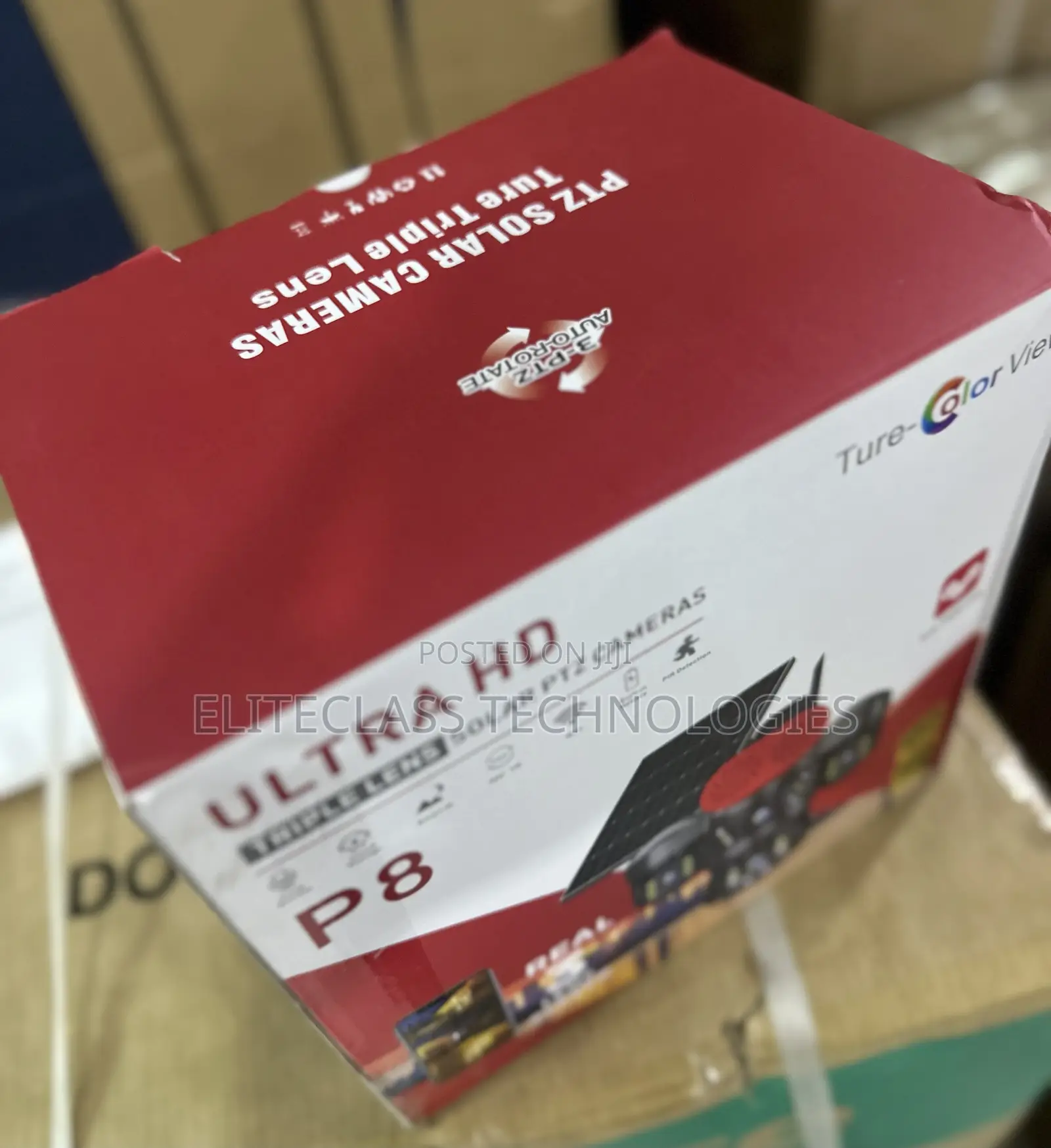 P8 Ultra HD Solar Triple Lens Outdoor PTZ Camera