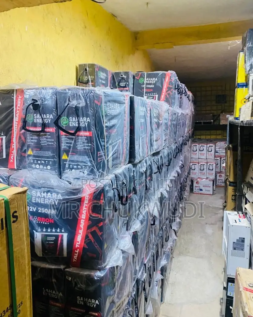 250ah 12v Sahara Solar Tubular Batteries Is Available