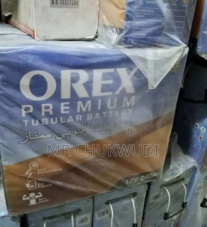 240ah 12v Orex Solar Tubular Batteries Is Available