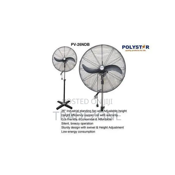 Polystar 26 Inches Industrial Standing Fan: 26" PV-26NDB