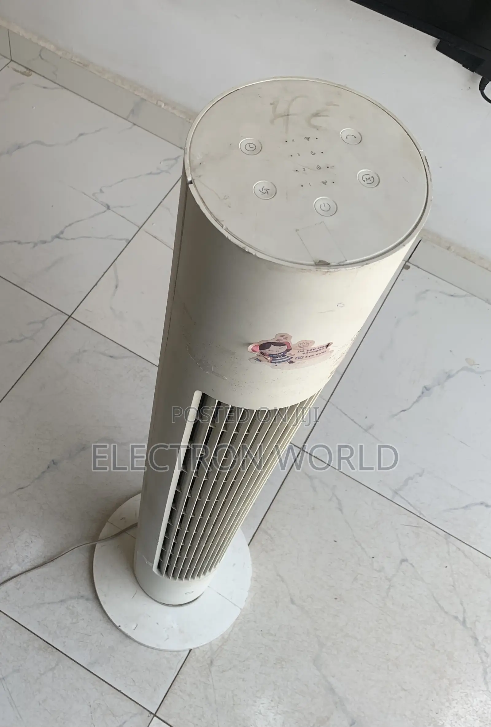 Tower Fan With Wi-Fi Network