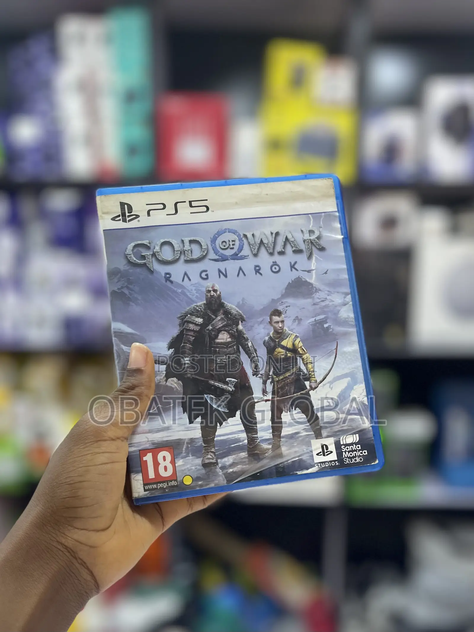 God of War Ragnarök PS5 Original Game Disc