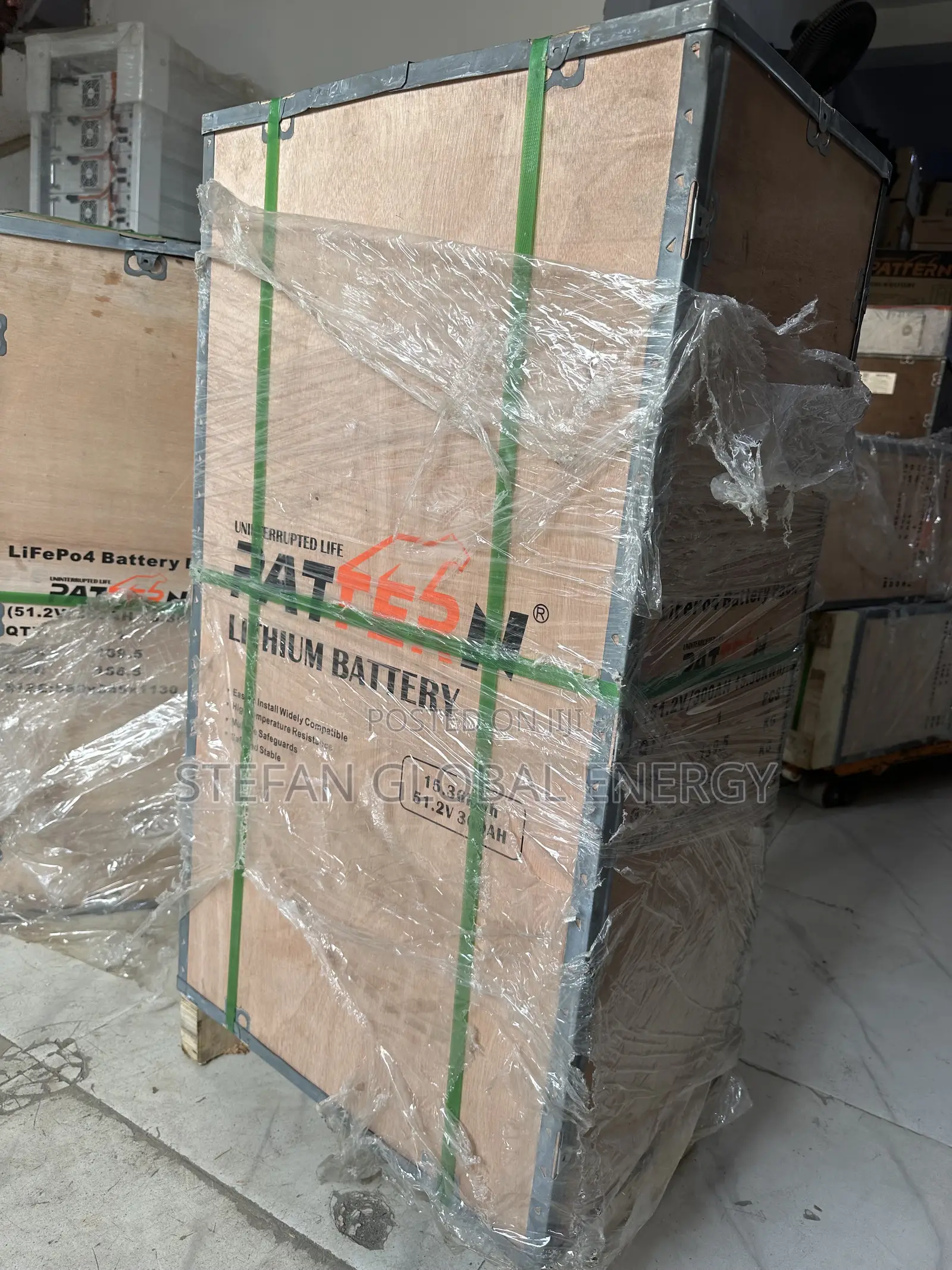 15.36kwh .51.v .300ah Pattern Ion Lifepo4 Littium Battery