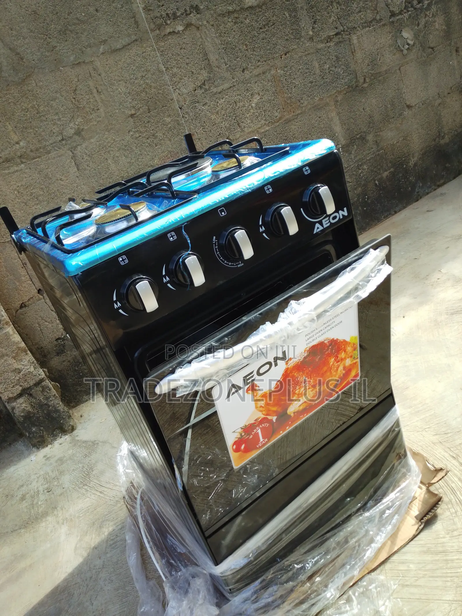 Standing Gas Cooker With Electric Plate AEON AGC5031