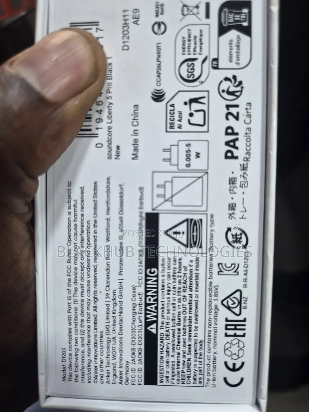 Anker Soundcore Liberty 5 Pro, ANC,English Version, 18 Months Warranty