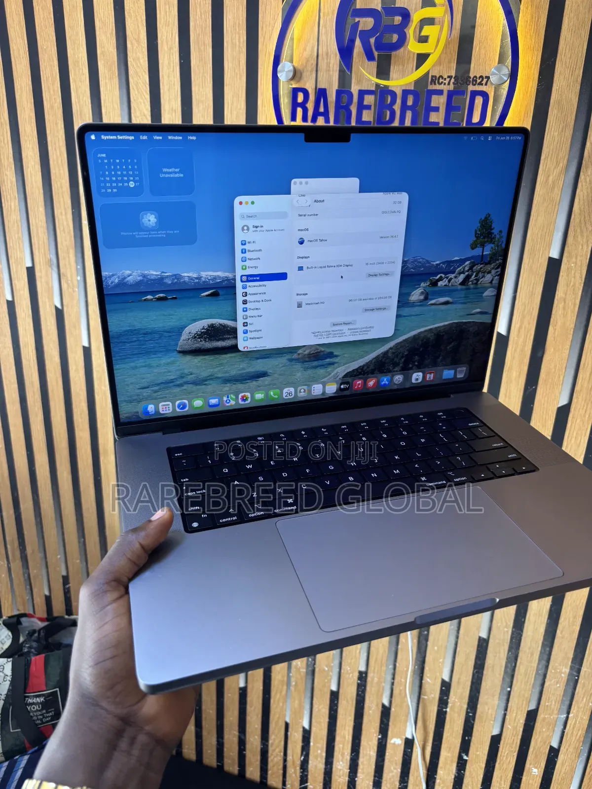 Laptop Apple MacBook Pro 2021 M1 Max 32GB Apple M1 Max SSD 1T