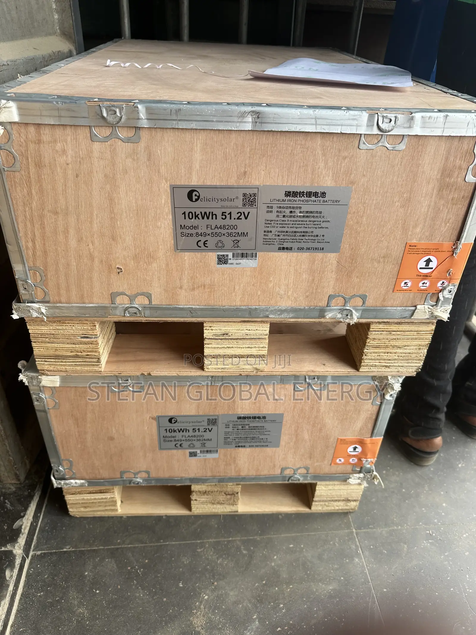 10kwh .51.2v Felicity Ion Littium Battery Fla48200