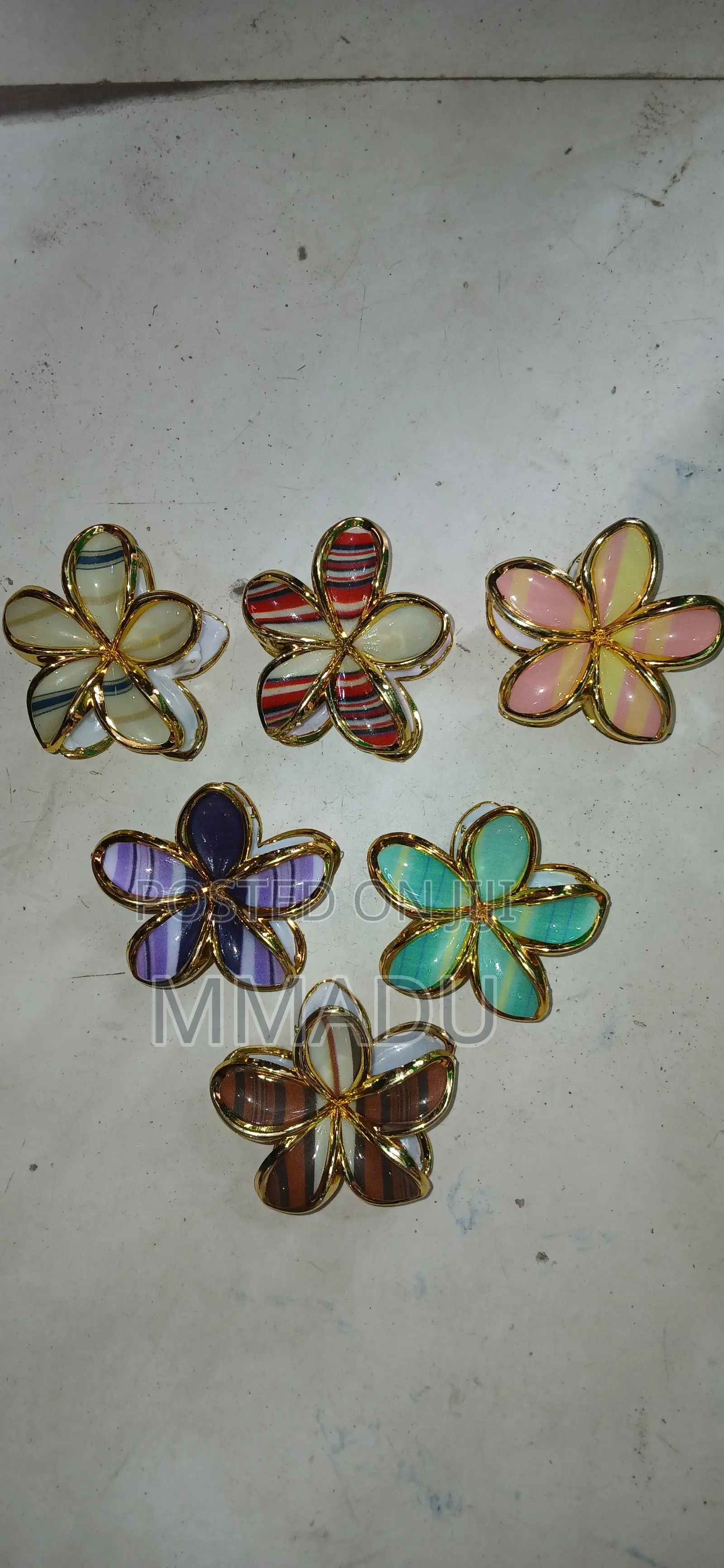 Adult Flower Hair Clips