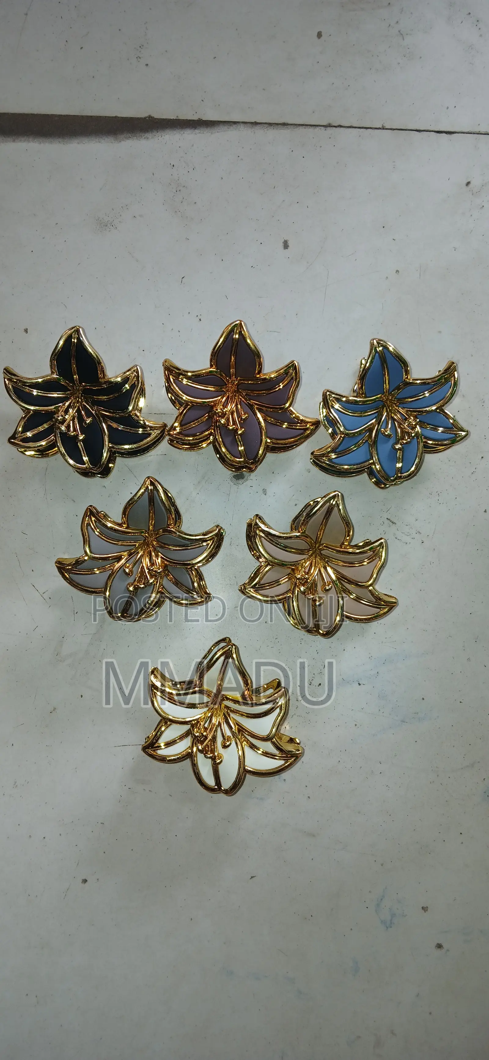 Adult Flower Hair Clips