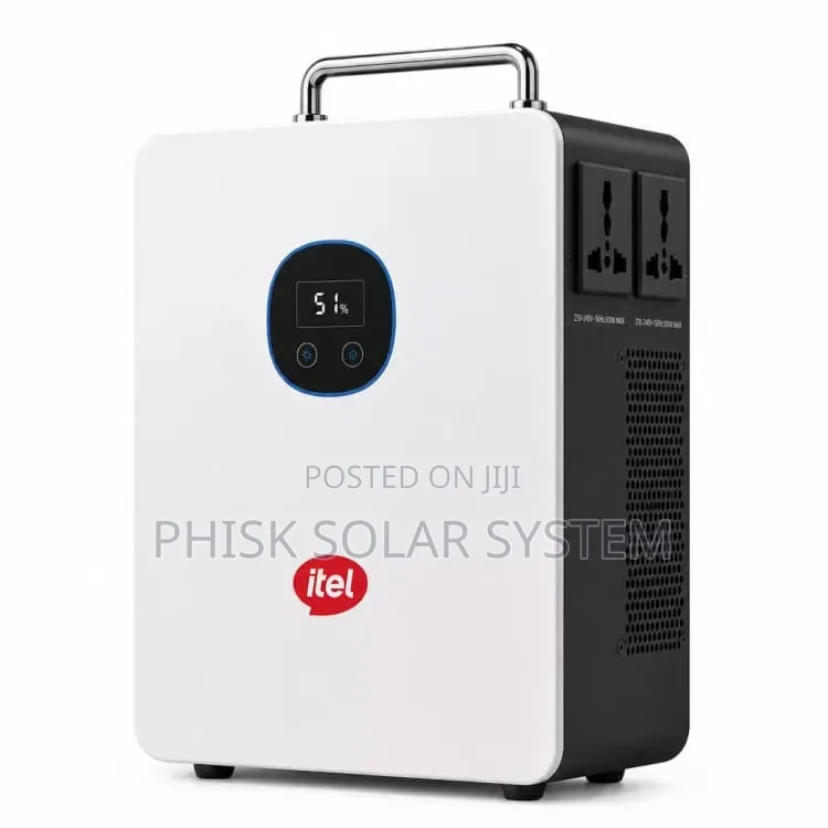 Itel 500W Power Tank Hybrid Solar Power Station + 1kWh LiFePO4 Battery