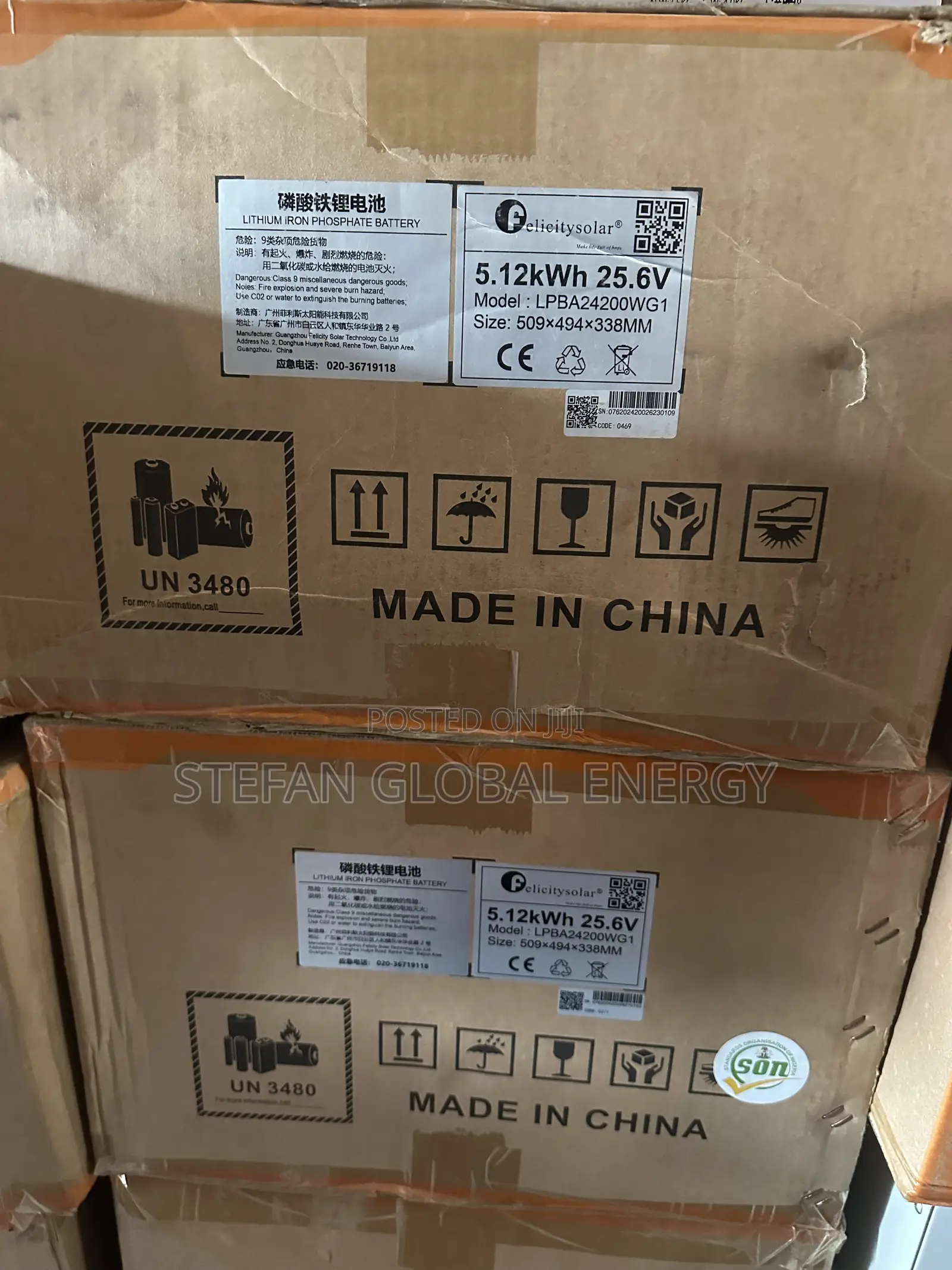 5.12kwh .25v.6v Felicity Ion Littium Battery