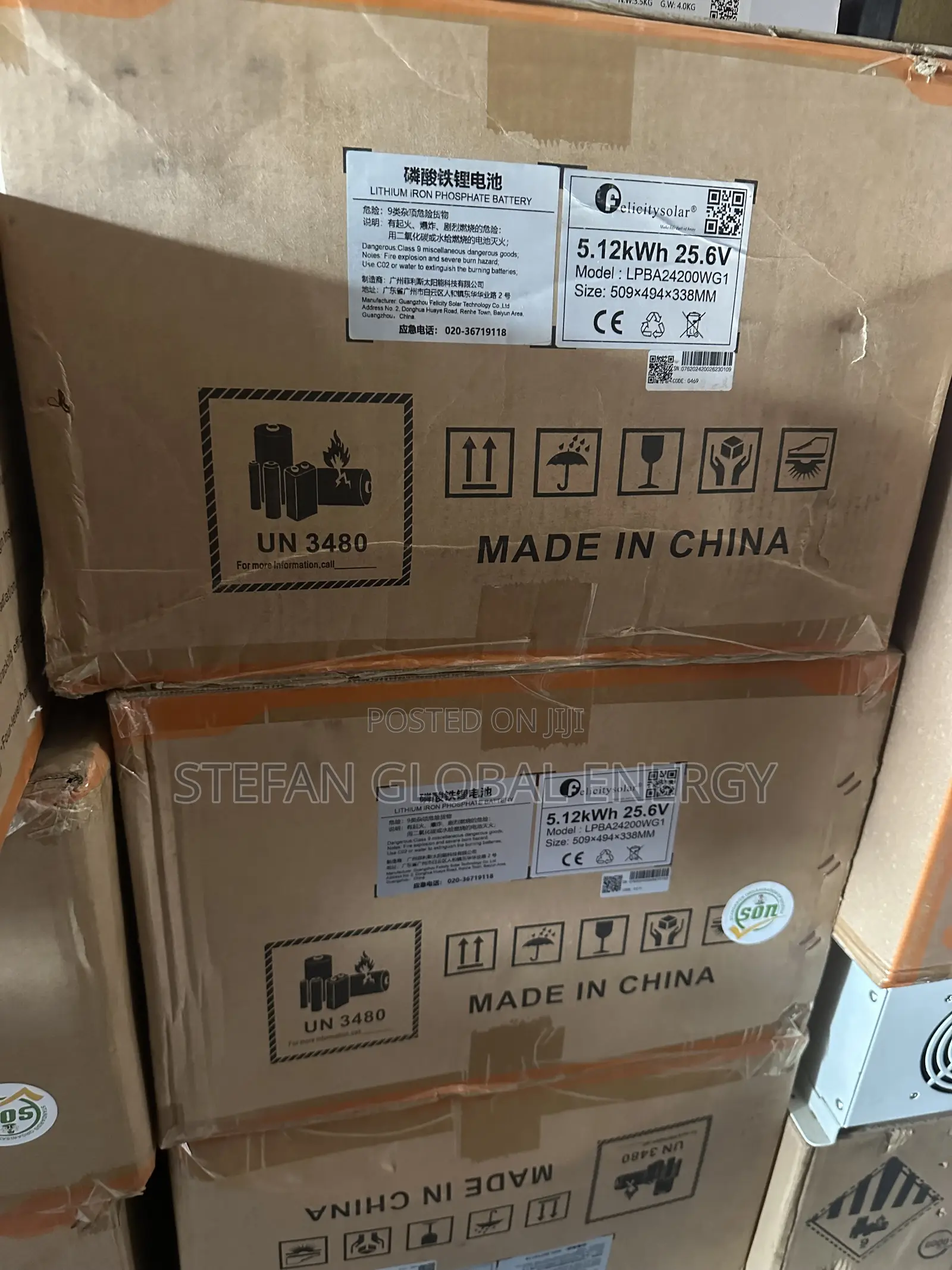 5.12kwh .25v.6v Felicity Ion Littium Battery